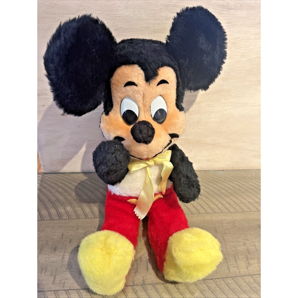 Vintage Mickey Mouse Walt Disney Characters California Stuffed Toys Plush 1950s